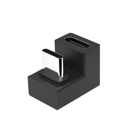 U-shaped Elbow Type-C/USB-C Male To Female Data Transfer Charging Adaptor, Interface form: 3.1-garmade.com