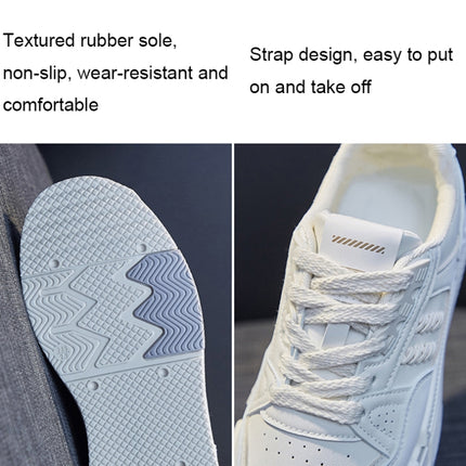 618 Spring Comfortable Breathable Sneakers Non-slip Sports Platform Casual Shoes, Size: 35(Beige Green)-garmade.com