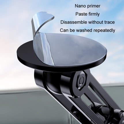 Car Desktop Folding Magnetic Suction Stretch Live Mobile Phone Holder(Black)-garmade.com