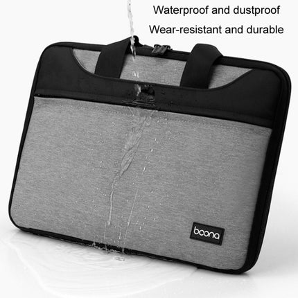 Baona BN-I003 Oxford Cloth Full Open Portable Waterproof Laptop Bag, Size: 11/12 inches(Black+Power Bag)-garmade.com