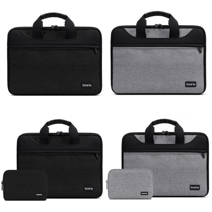 Baona BN-I003 Oxford Cloth Full Open Portable Waterproof Laptop Bag, Size: 13/13.3 inches(Grey)-garmade.com