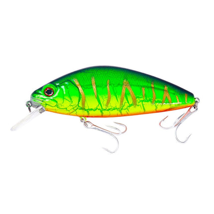 HENGJIA Long-distance Casting Sinking Minnow False Bait, Size: 9.5cm 15g(Green Yellow Stripe)-garmade.com