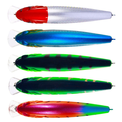 HENGJIA Long-distance Casting Sinking Minnow False Bait, Size: 12cm 32g(Red Black Stripe)-garmade.com