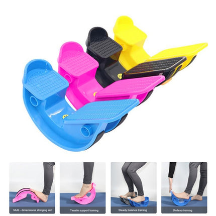Fitness Inclined Stretching Board Trainer Calf Relaxation Standing Stretching Pedal, Color: Yellow-garmade.com