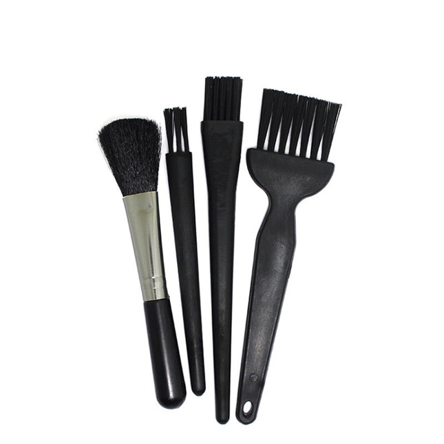 4pcs/set (3 Hard Hair+1 Soft Hair) Computer Keyboard Screen Camera Lens Digital Equipment Cleaning Brush-garmade.com