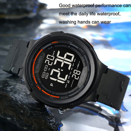 SKMEI 1841 Outdoor Sports Students Waterproof Luminous Countdown Watch(Light Grey)-garmade.com