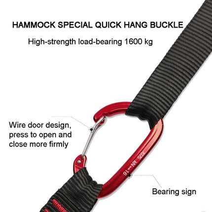 XINDA 2m Hammock Sling + Quick Buckle Set Swing Rope Strap-garmade.com