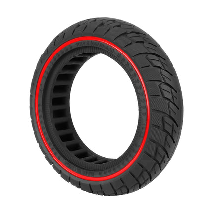 For Ninebot Max G30 10 X 2.5 Inch (60/70-6.5) Scooter Solid Rubber Tire Red Line-garmade.com
