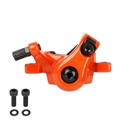 For Xiaomi Electric Scooter 3/ 4 Pro Rear Wheel Disc Brake Calipers(Orange)-garmade.com