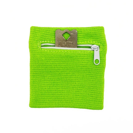 With Zipper Wrist Wallet Key Coin Wrist Bag Personalized Wrist Guard(Green)-garmade.com