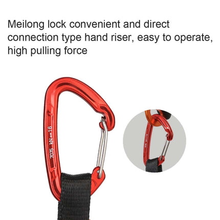 XINDA Rock Climb Mountaineering Equipment Polyester Climbing Foot Padel Belt Ascending Device Band(Adjustable 80-133cm)-garmade.com