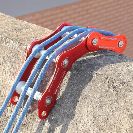 XINDA Rope Protector Rope Corner Cover Rock Climbing Protect Equipment,Spec: Single Wheel Ropeway-garmade.com