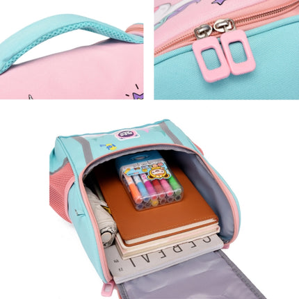 Kindergarten Children Cute Cartoon Backpack School Bag, Color: Large Green Pink-garmade.com