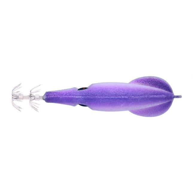 HENGJIA SJ042 Squid Steel Filament Shrimp Bionic Bait Sea Fishing Lures, Size: 9.5cm 6g(White Purple)-garmade.com