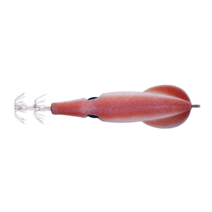 HENGJIA SJ042 Squid Steel Filament Shrimp Bionic Bait Sea Fishing Lures, Size: 9.5cm 6g(Light Brown)-garmade.com