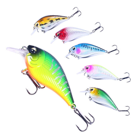 HENGJIA CB060 7cm 9.5g Lure VIB Rock Little Fatty Floating Fake Baits, Color: 5-garmade.com