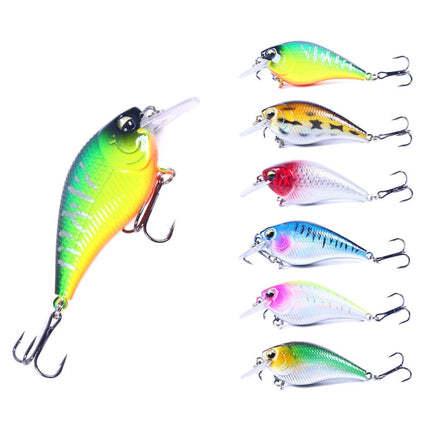 HENGJIA CB060 7cm 9.5g Lure VIB Rock Little Fatty Floating Fake Baits, Color: 5-garmade.com