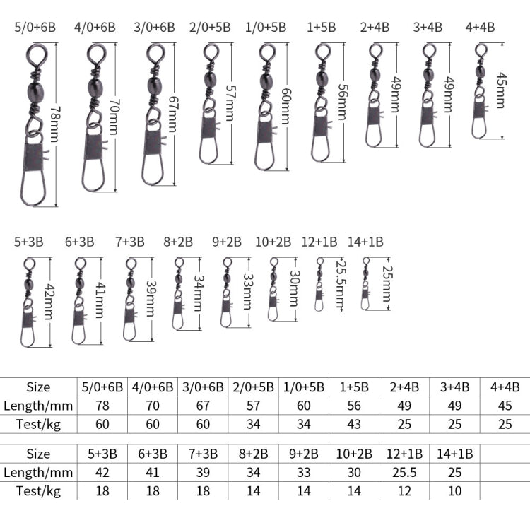HENGJIA SS007 50pcs/bag B-pin Connector 8 Shape Swivel Loop Accessories, Specification: 9+2B (33mm)-garmade.com