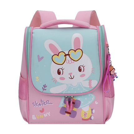 Kindergarten Children Cute Cartoon Backpack School Bag(Pink)-garmade.com