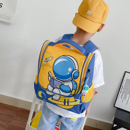 Kindergarten Children Cute Cartoon Backpack School Bag(Yellow)-garmade.com