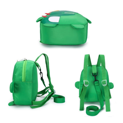 Children Backpack Kindergarten Anti-Lost School Bag(Green)-garmade.com