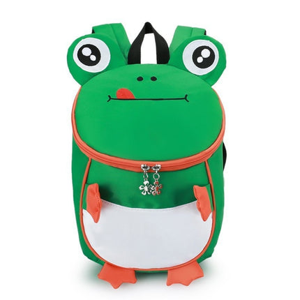 Anti-Lost Children Bag Cute Cartoon Backpack(Green)-garmade.com