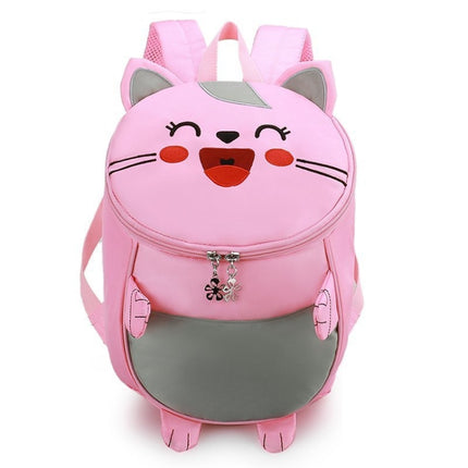 Anti-Lost Children Bag Cute Cartoon Backpack(Pink)-garmade.com