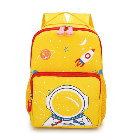 Kindergarten School Bag Children Cute Cartoon Backpack(Yellow)-garmade.com