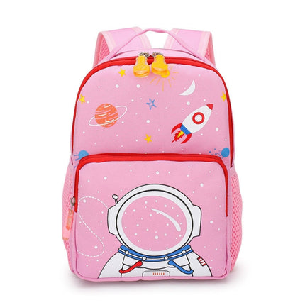 Kindergarten School Bag Children Cute Cartoon Backpack(Pink)-garmade.com