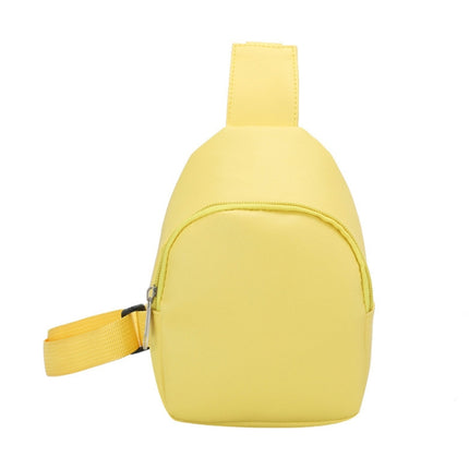 Children Casual Messenger Bag Single-shoulder Coin Chest Bag(Yellow)-garmade.com