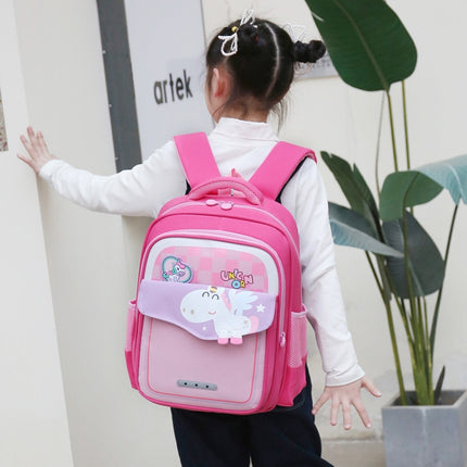 Kindergarten Burden-reducing Schoolbag Children Cute Cartoon Backpack(Royal Blue)-garmade.com