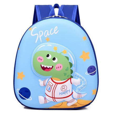 Kindergarten Eggshell School Bag Children Cute Cartoon Backpack(Light Blue)-garmade.com