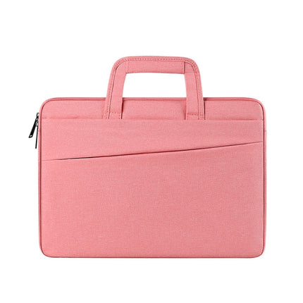 ST03 Waterproof Laptop Storage Bag Briefcase Multi-compartment Laptop Sleeve, Size: 13.3 inches(Pink)-garmade.com