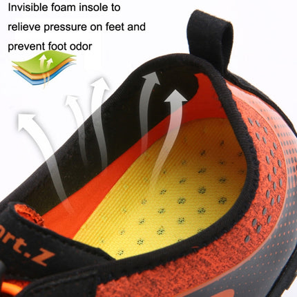 1901 Outdoor Couple Sports Shoes Five-finger Hiking Anti-skid Wading Shoes Diving Beach Shoes, Size: 39(Orange)-garmade.com