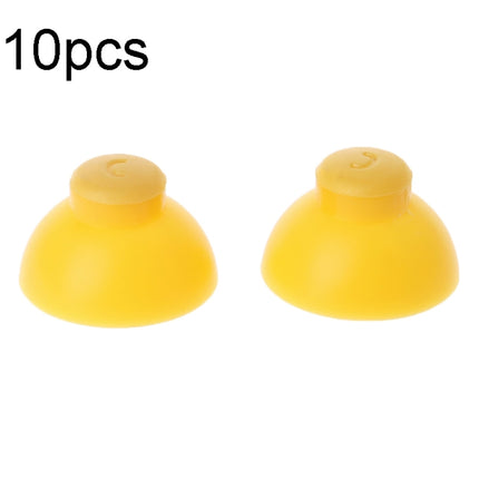 For Nintendo Gamecube NGC Controller 10pcs Joystick Cap Replacement Parts(Yellow)-garmade.com