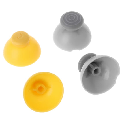 For Nintendo Gamecube NGC Controller 10pcs Joystick Cap Replacement Parts(Yellow)-garmade.com