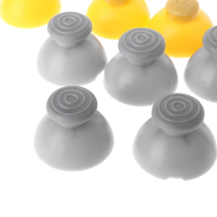 For Nintendo Gamecube NGC Controller 10pcs Joystick Cap Replacement Parts(Yellow)-garmade.com