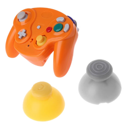 For Nintendo Gamecube NGC Controller 10pcs Joystick Cap Replacement Parts(Yellow)-garmade.com