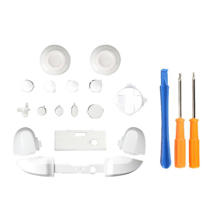 For Xbox Series X Controller Thumbstick LB RB Bumpers Trigger Buttons With Screwdriver Accessories(White)-garmade.com