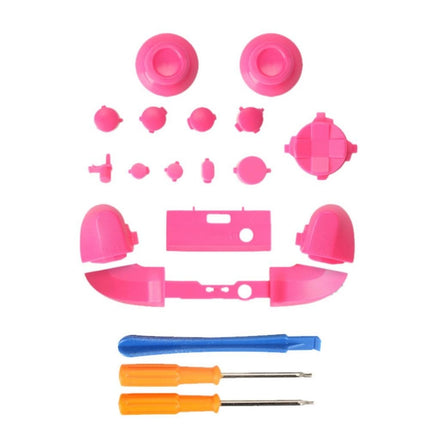 For Xbox Series X Controller Thumbstick LB RB Bumpers Trigger Buttons With Screwdriver Accessories(Rose Red)-garmade.com