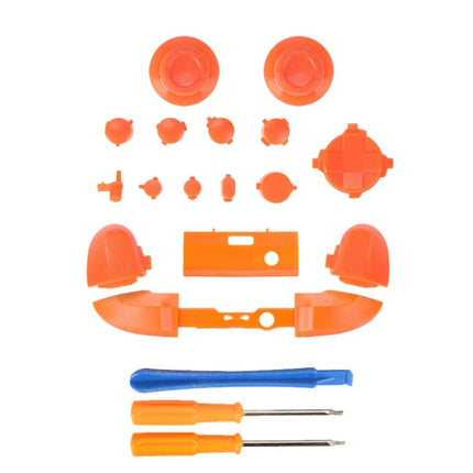For Xbox Series X Controller Thumbstick LB RB Bumpers Trigger Buttons With Screwdriver Accessories(Orange)-garmade.com