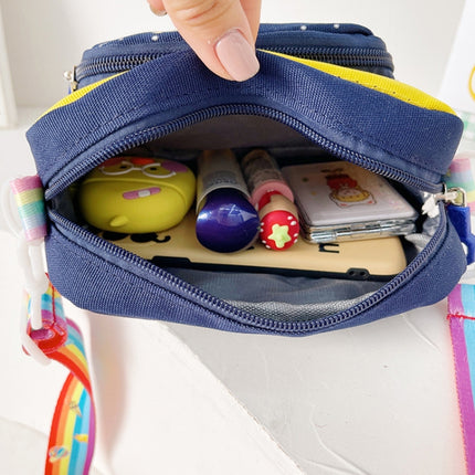 Children Shoulder Messenger Bag Cute Coin Backpack(Purple)-garmade.com
