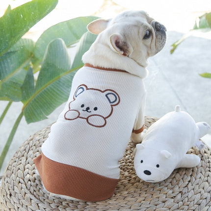 Pet Couple Bottoming Shirt Cat Dog Clothes, Size: XS(T-shirt)-garmade.com