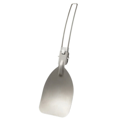 304 Stainless Steel Folding Frying Spatula Outdoor Camping Portable Tableware(Rice Shovel)-garmade.com