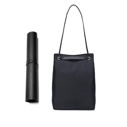For Apple Macbook Shoulder / Handheld / Messenger Computer Bag, Size: Medium(Black+Black Mouse Pad)-garmade.com