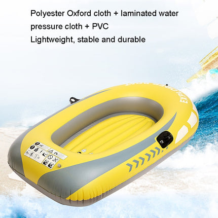 LS-801 Small PVC Water Casual Inflatable Boat, Style: Single People Use+Hand Pump+Paddle-garmade.com