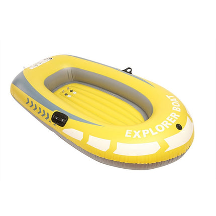 LS-801 Small PVC Water Casual Inflatable Boat, Style: Dual People Use+Hand Pump+Paddle-garmade.com