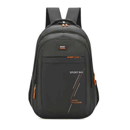 Sports Backpack Student Bag Outdoor Travel Backpack Computer Bag(Grey)-garmade.com