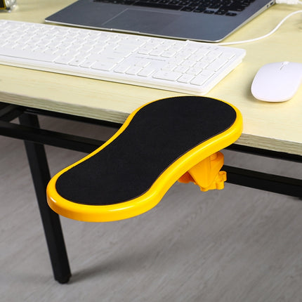 180 Degree Rotating Computer Table Hand Support Wrist Support Mouse Pad Mouse Pad Model (Yellow)-garmade.com