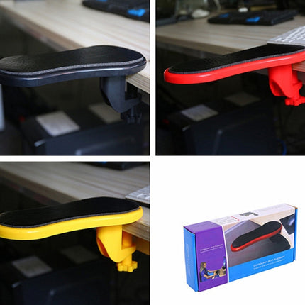 180 Degree Rotating Computer Table Hand Support Wrist Support Mouse Pad Mouse Pad Model (Yellow)-garmade.com